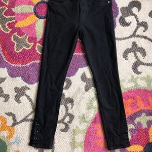 Hudson Nico Mid Rise Crop Super Skinny Jeans 26